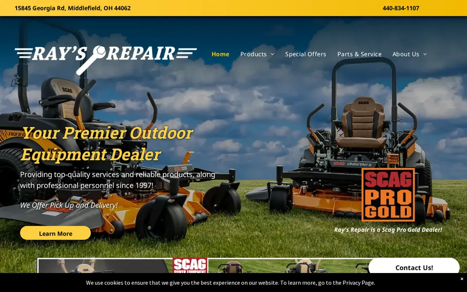 Ray's Repair website