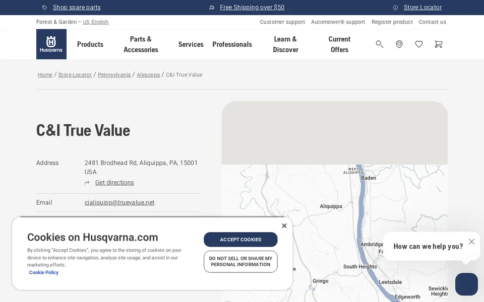 C&I True Value website