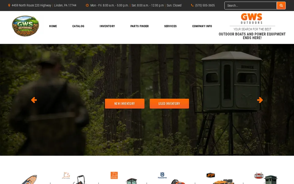 GWS Outdoors website