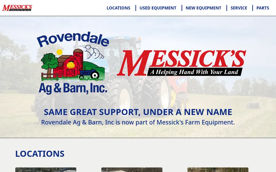 Rovendale Ag - Messick's website