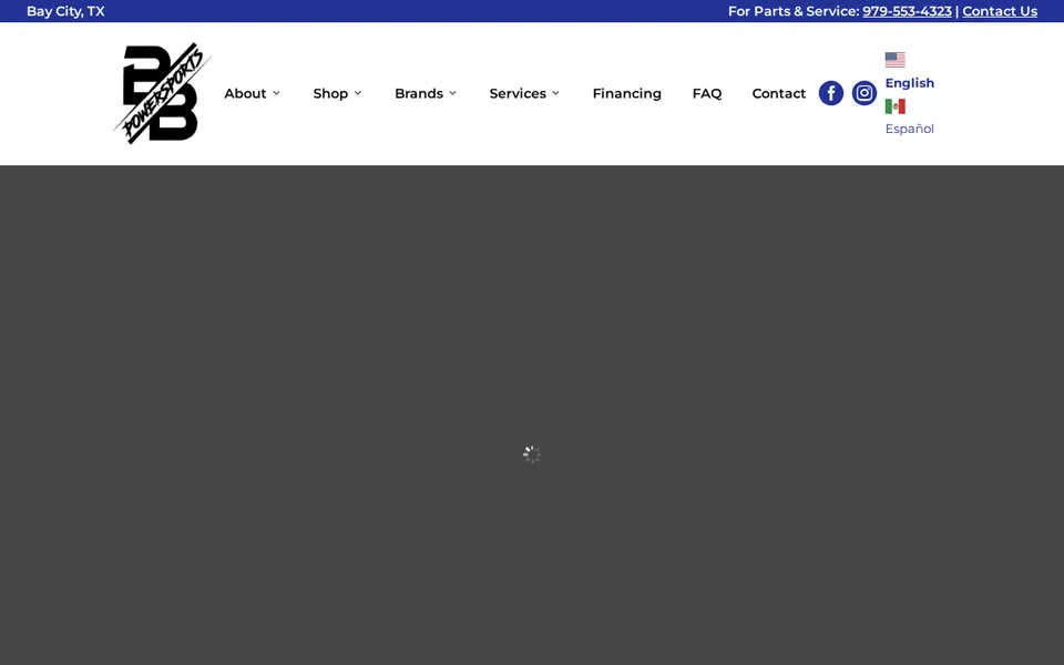 Brazos Bend Powersports website