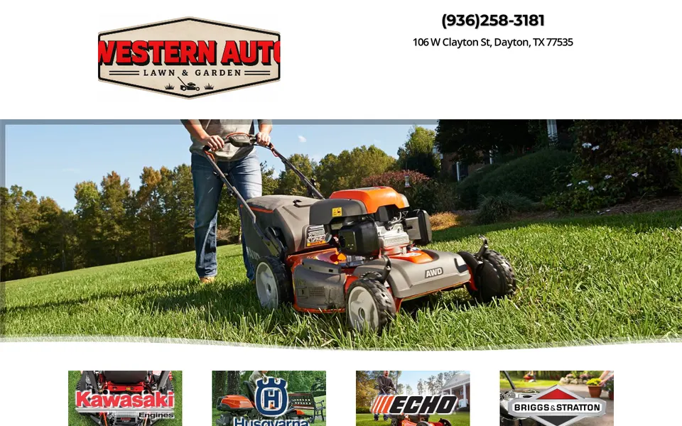 Western Auto website