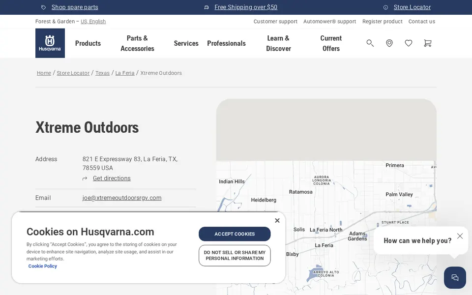 Xtreme Outdoors website
