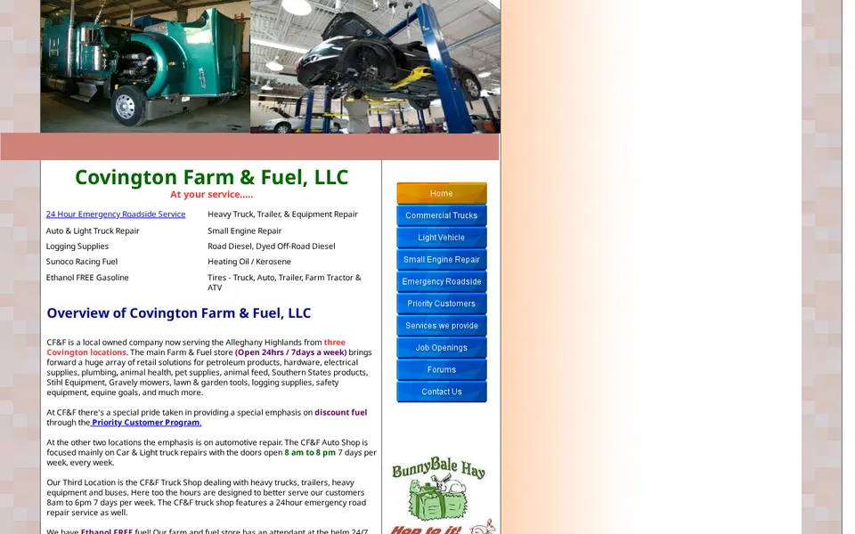 Covington Farm & Fuel, LLC website
