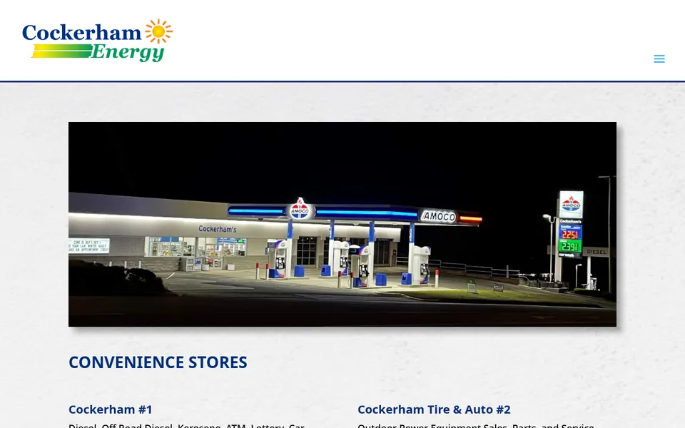 Cockerham Tire & Auto #2 website
