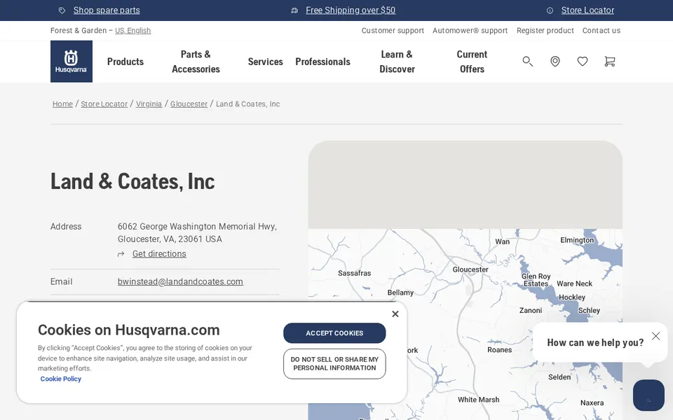 Land & Coates, Inc website
