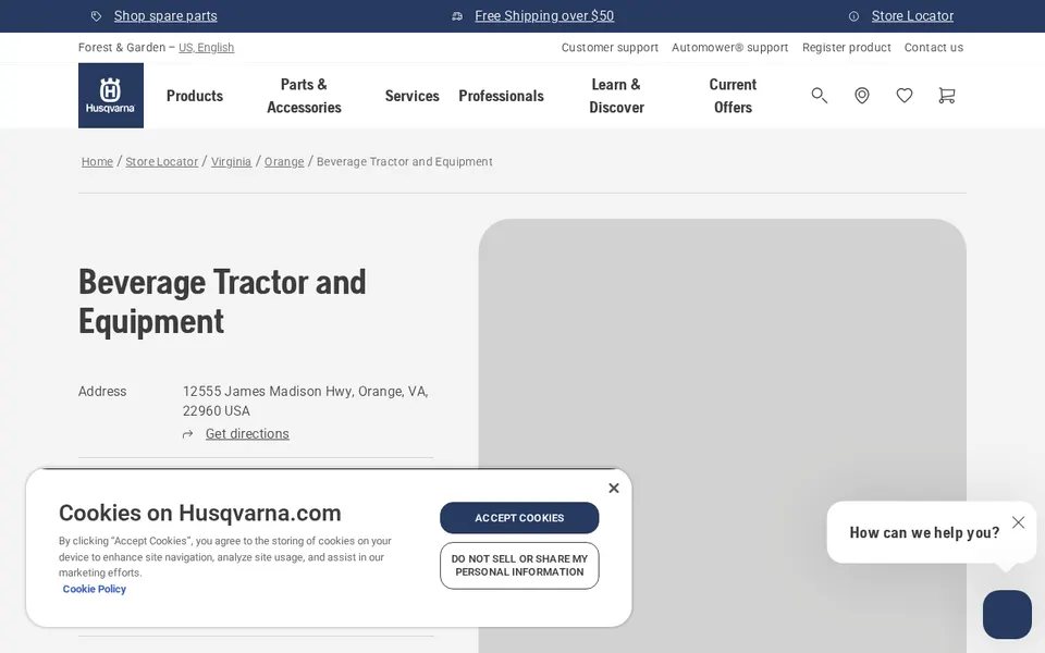 Beverage Tractor and Equipment website