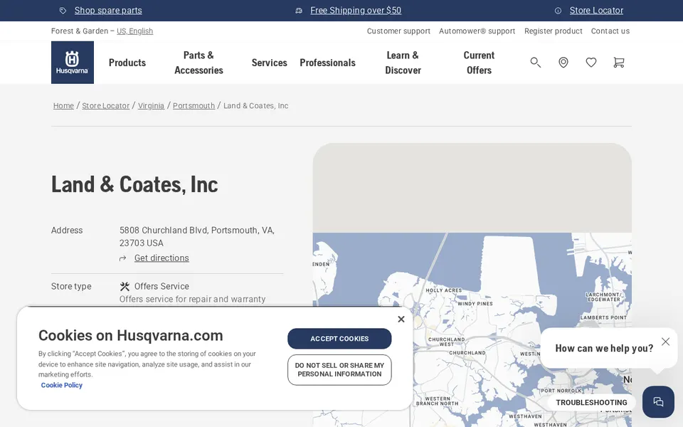 Land & Coates, Inc website