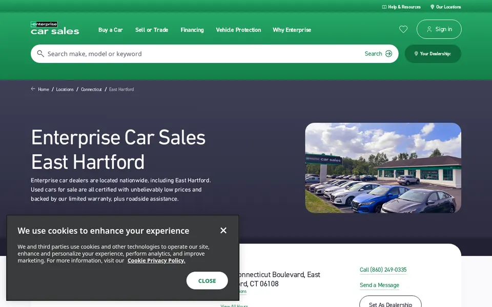 Enterprise Car Sales East Hartford website