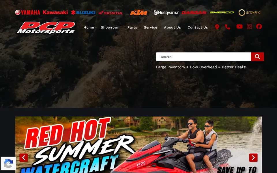 PCP Motorsports website