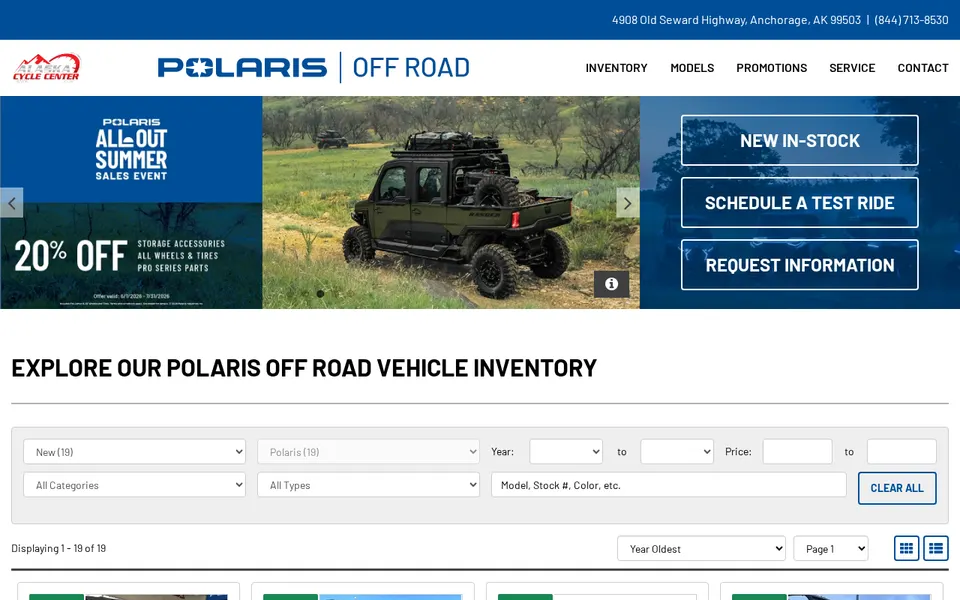 Alaska Cycle Center website