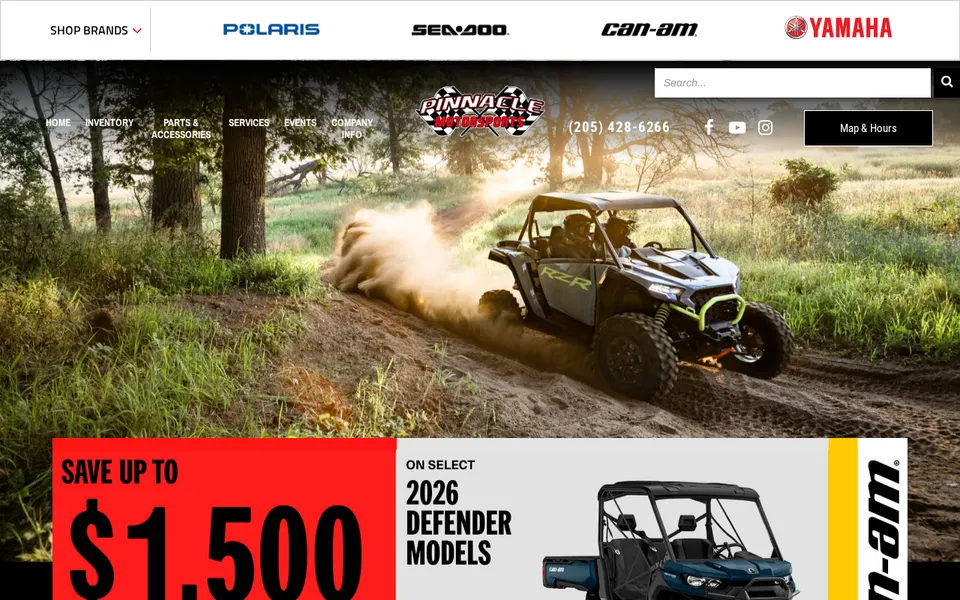 Pinnacle Motorsports Llc website