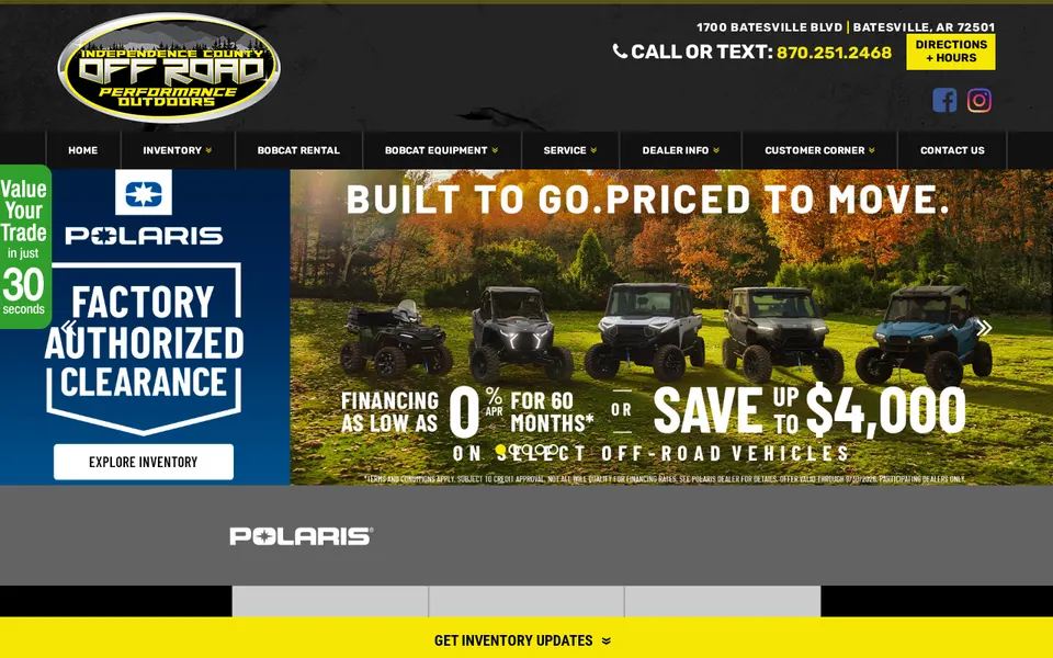 Independence County Offroad website
