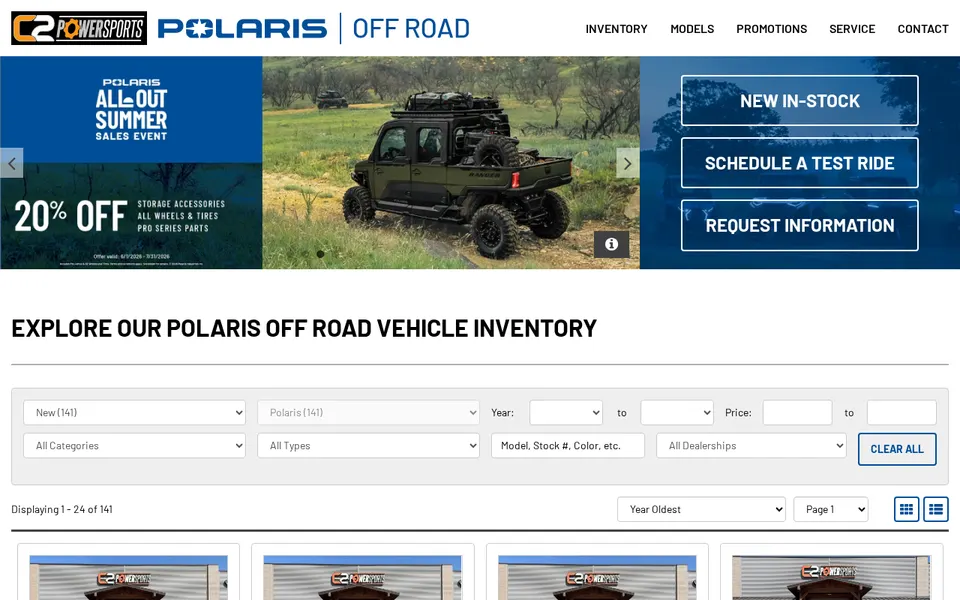 C2 Powersports Llc website
