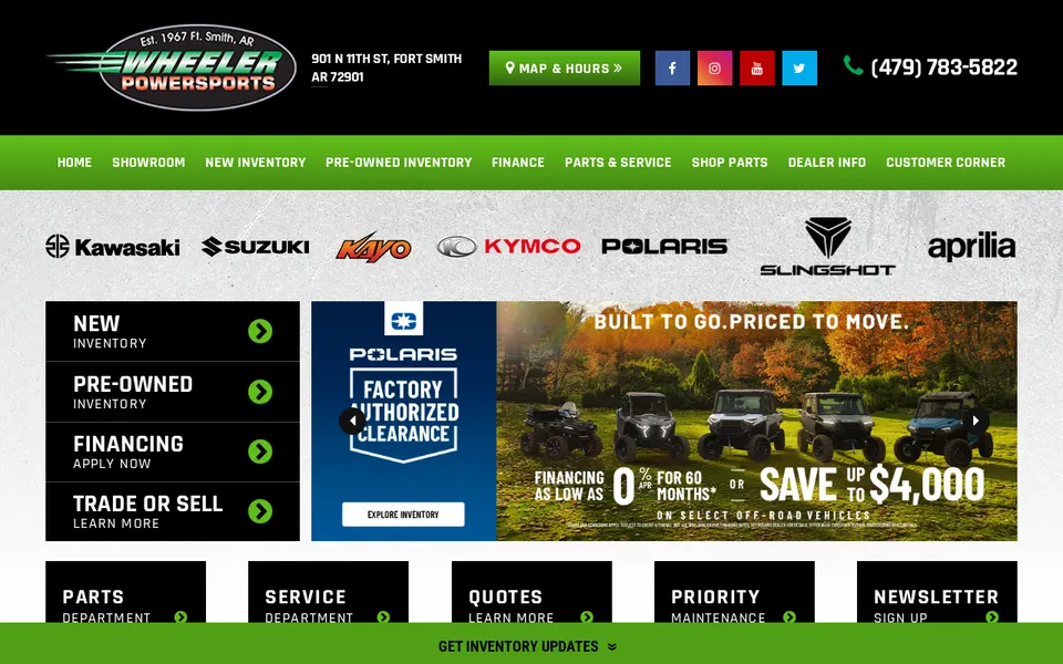 Wheeler Powersports, Inc. website