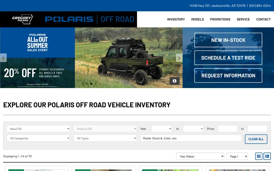 Gregory Polaris website