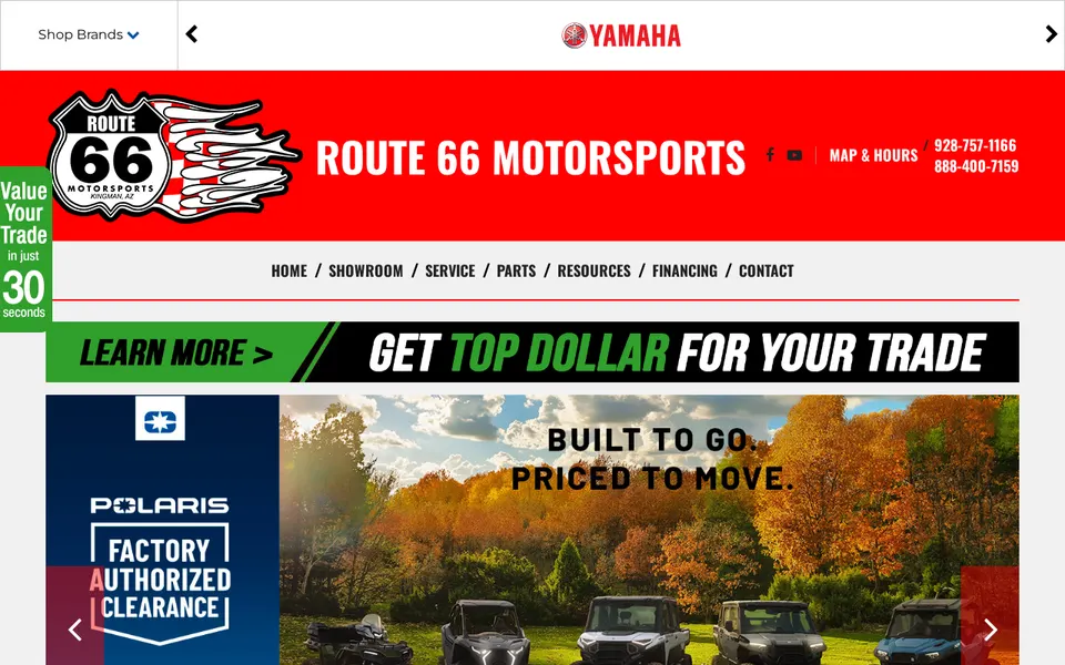Route 66 Motorsports website