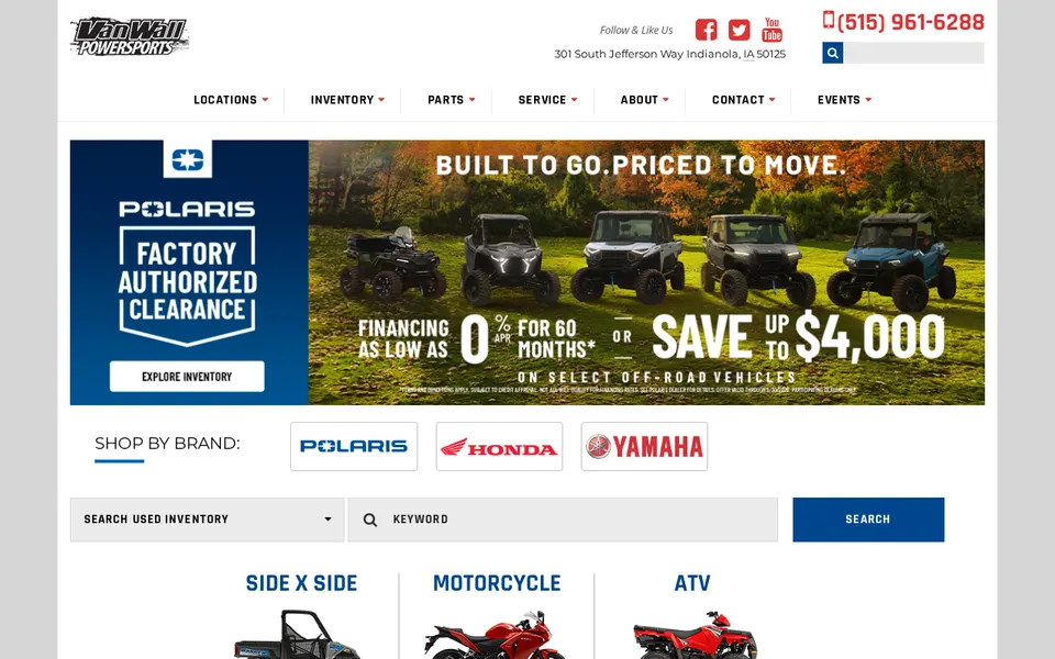 Van Wall Colfax website