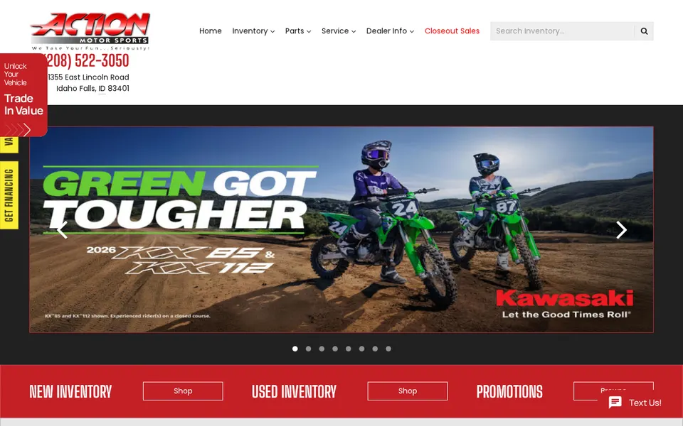 Action Motor Sports, Inc. website