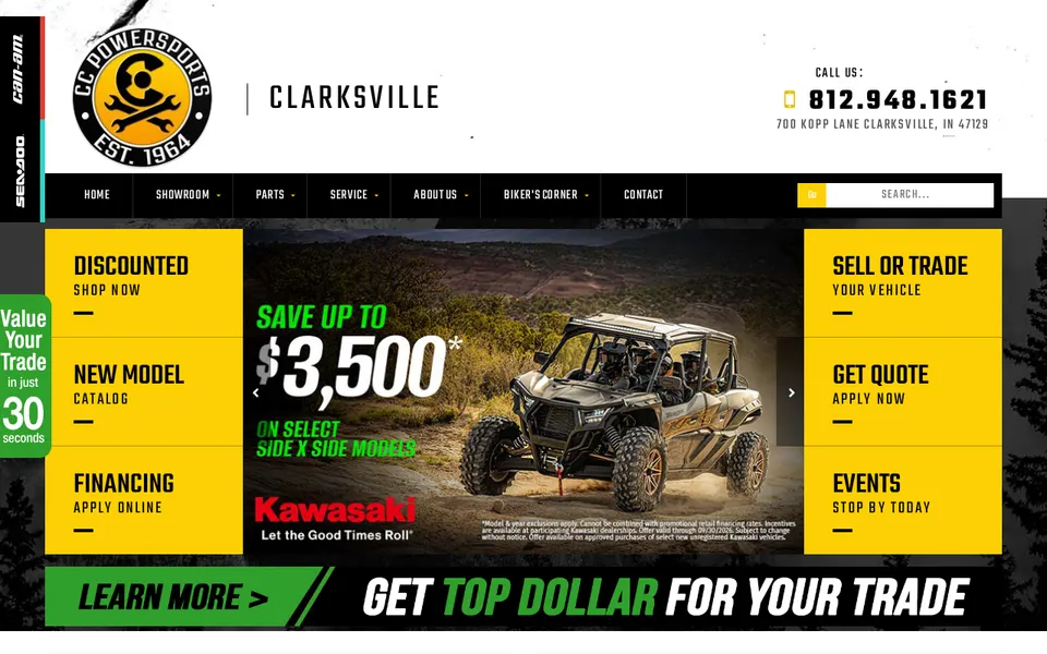 Cc Powersports website