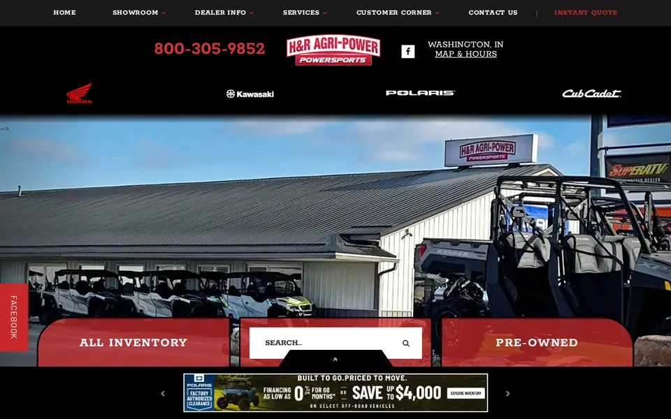H&R Agri-Power Powersports website