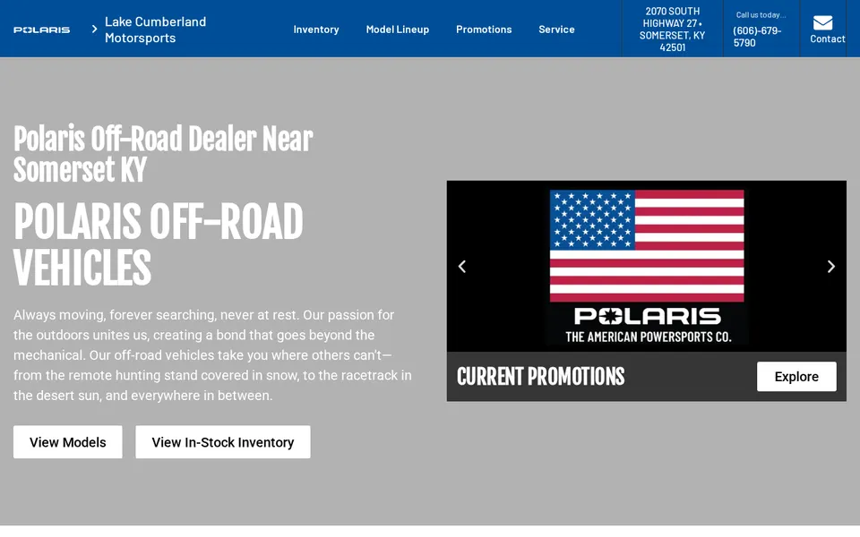 Lake Cumberland Motorsports website