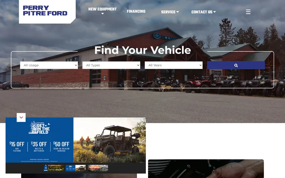 Perry Pitre Ford website