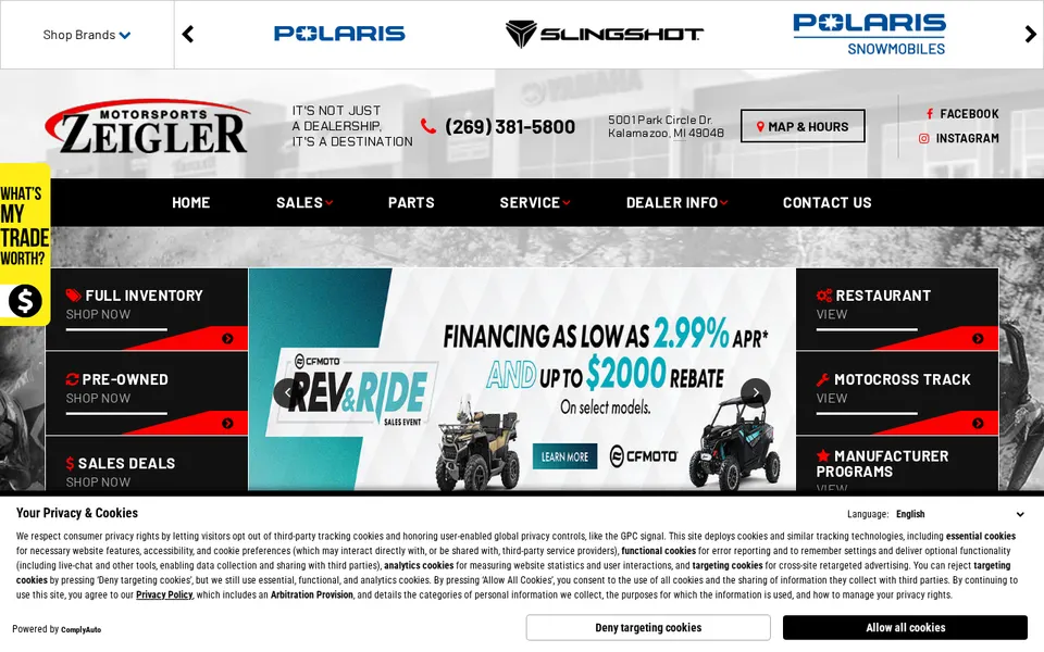 Zeigler Polaris Of Kalamazoo website