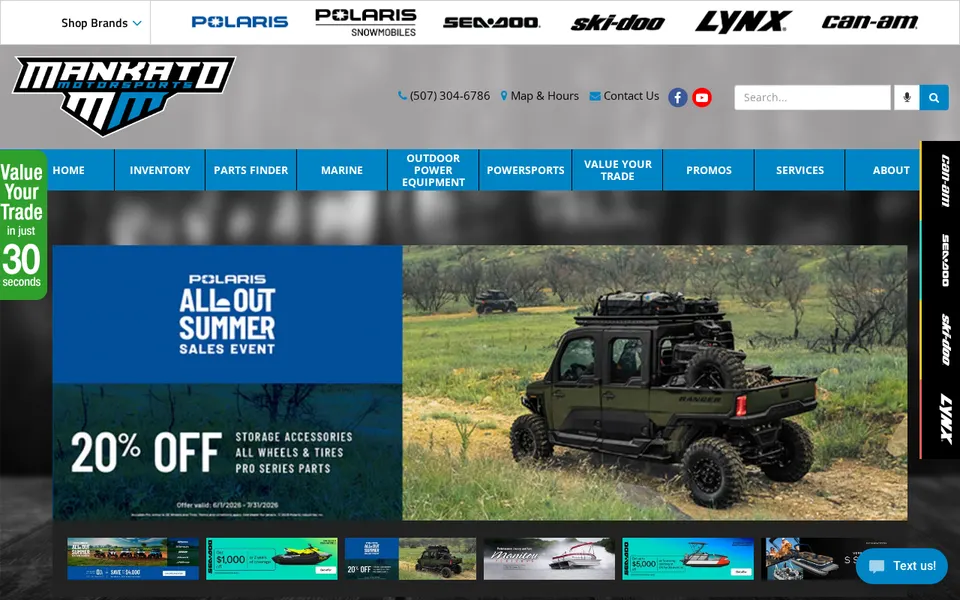 Mankato Motorsports website