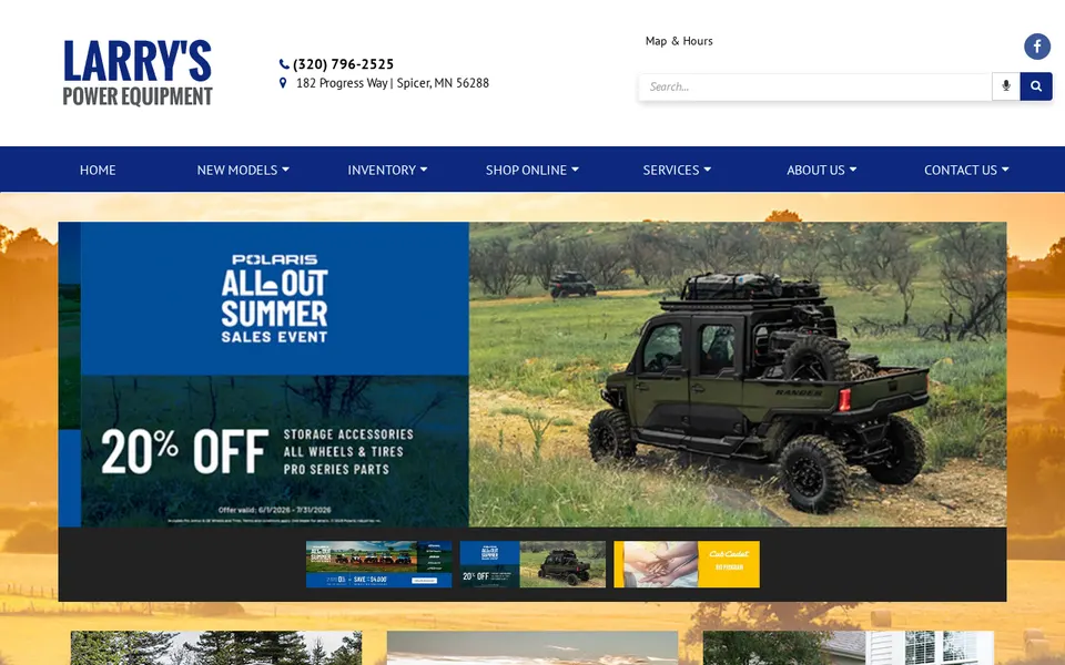 Larry'S Power Equipment website