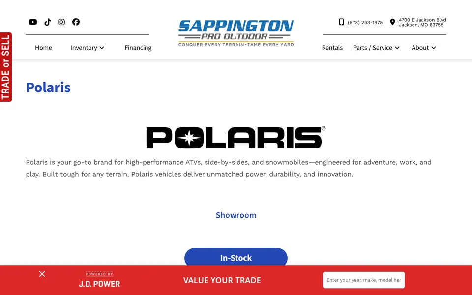 Sappington Pro Outdoor website