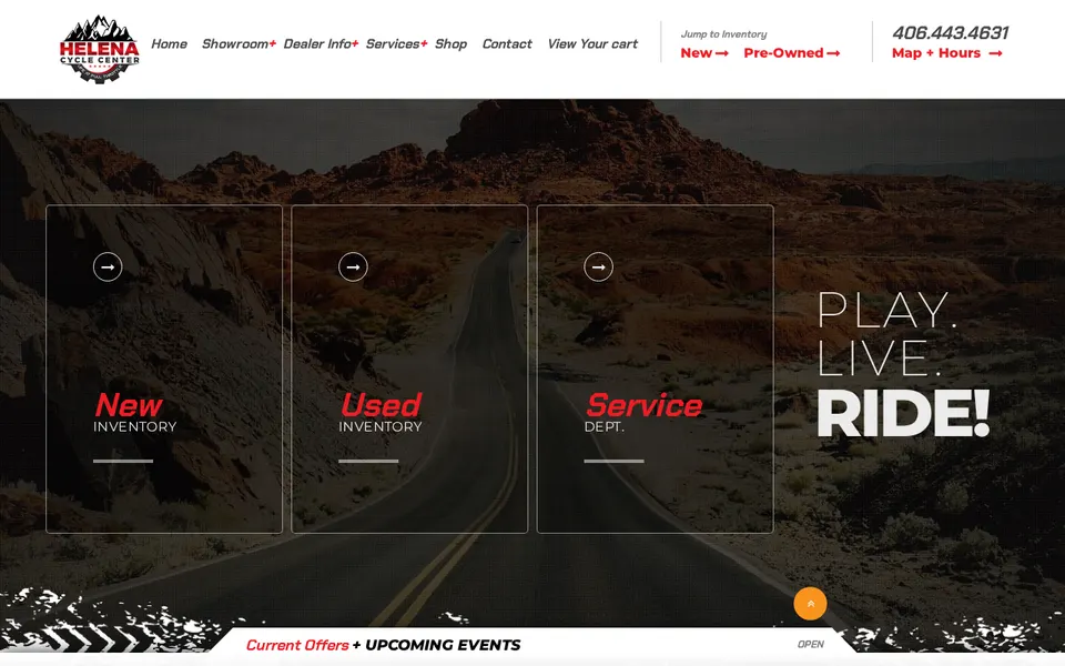 Helena Cycle Center website