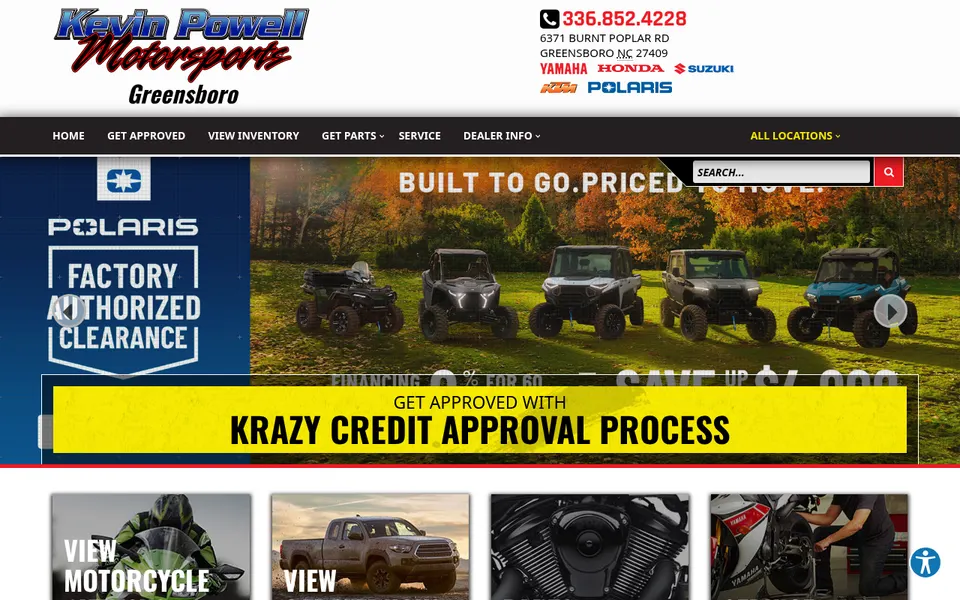 Kevin Powell'S Triad Powersports website
