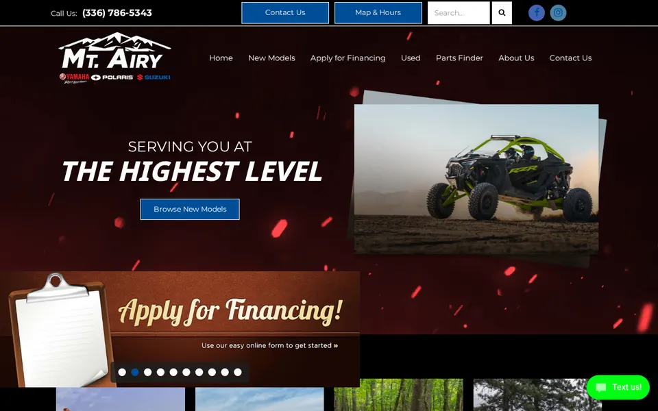 Mt Airy Yamaha Suzuki website