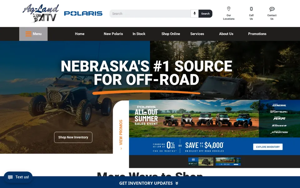 Agland Atv Inc website