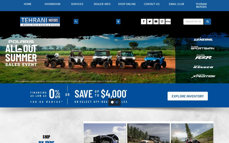 Tehrani Motor Co website