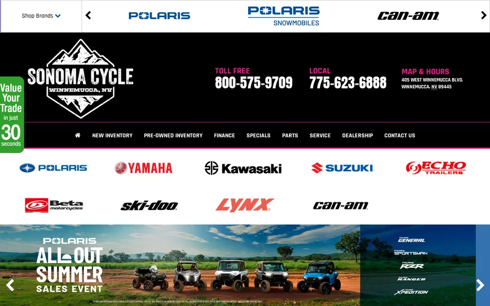 Sonoma Cycle, Llc website