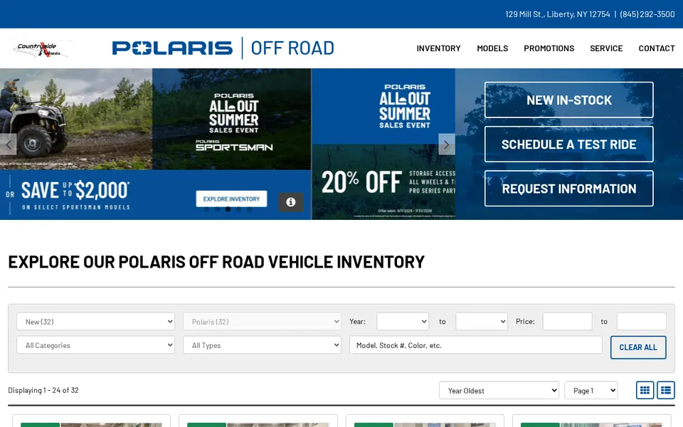 Countryside Polaris website
