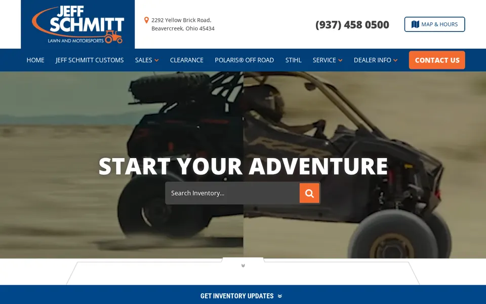 Jeff Schmitt Lawn & Motorsports website