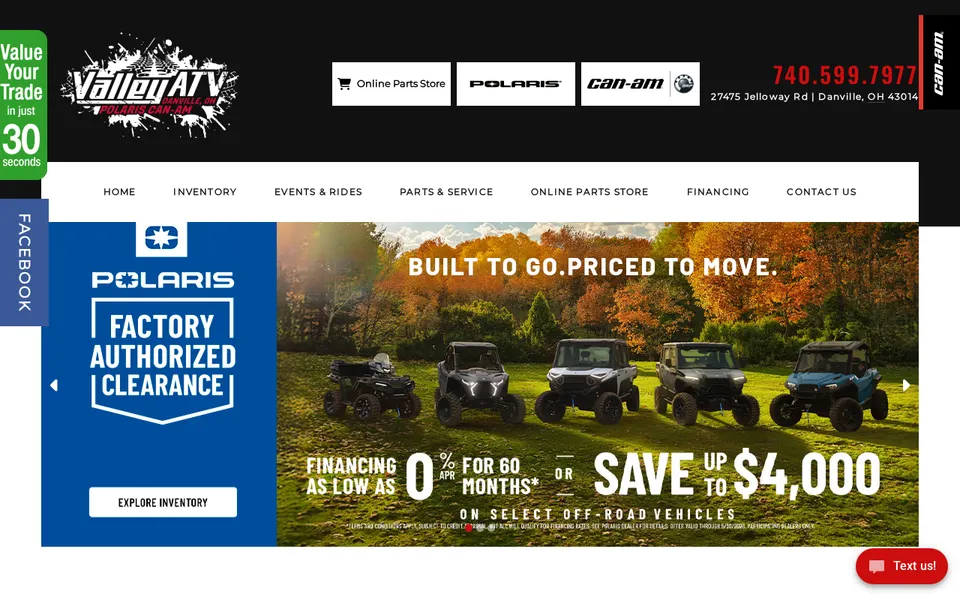 Valley Atv Llc website