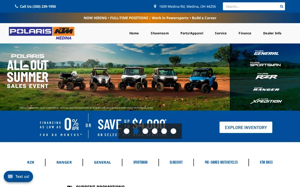 Polaris Medina website