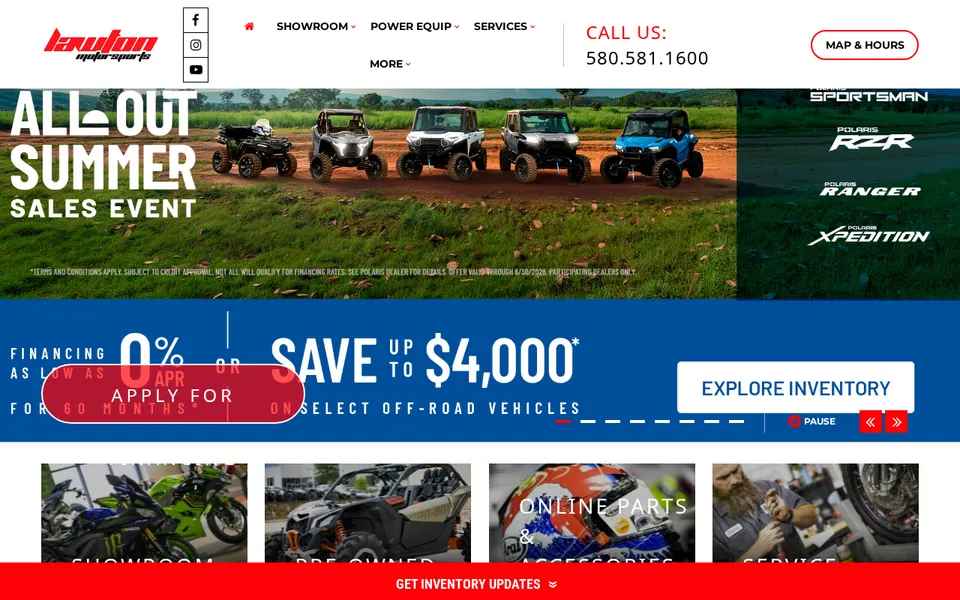 Lawton Motorsports website