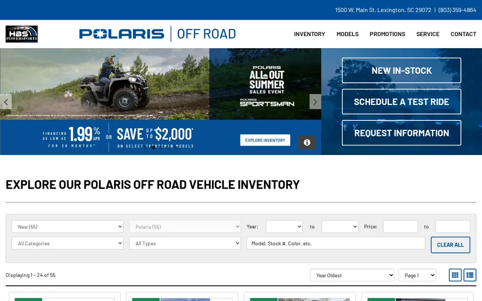 Jack'S Motorsports website