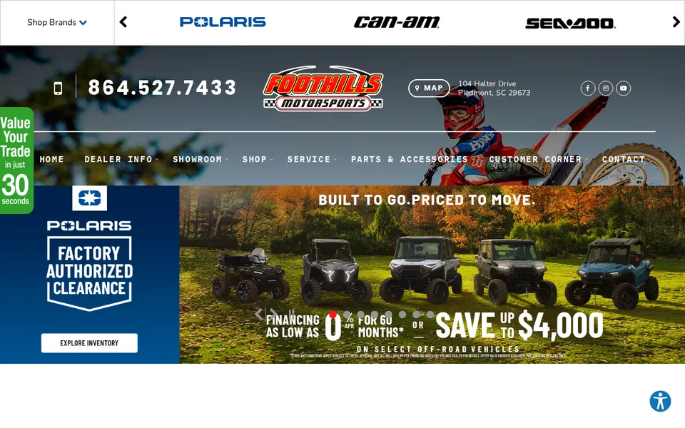 Foothills Motorsports website