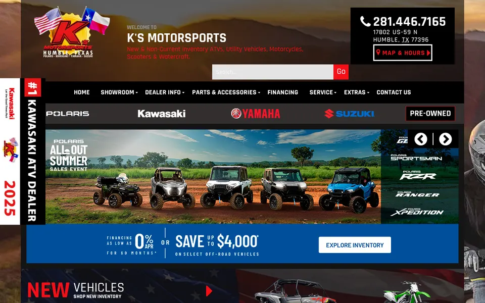 K'S Motorsports website