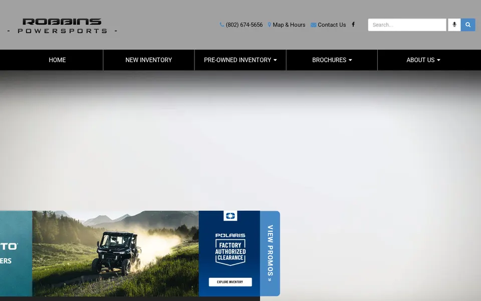 Robbins Powersports Inc. website