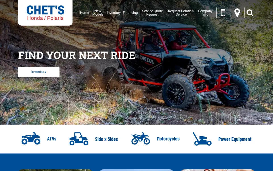 Quincy Powersports website