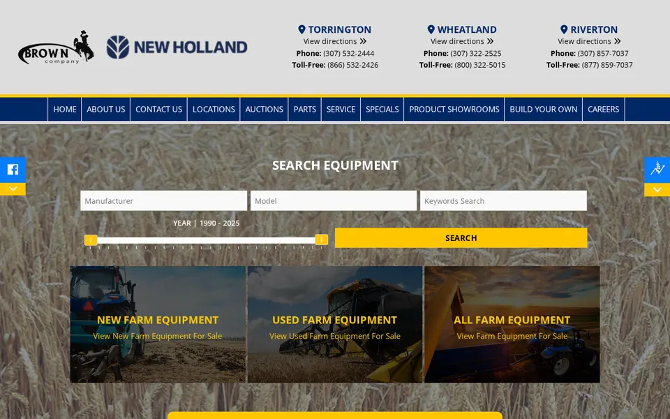 Brown Co. - Wheatland website