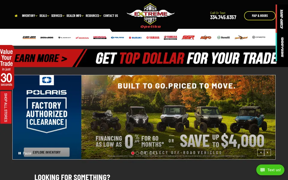 Extreme Powersports Opelika Llc website