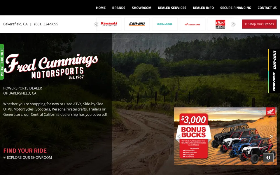 Fred Cummings Motorsports website
